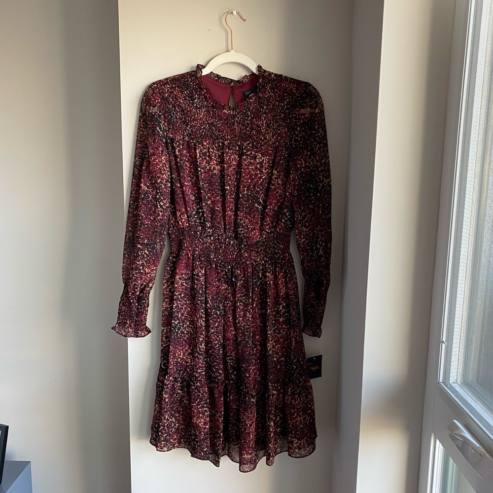 Floral long sleeve dress